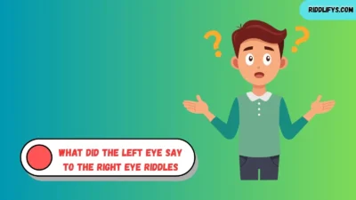 What Did the Left Eye Say to the Right Eye Riddles